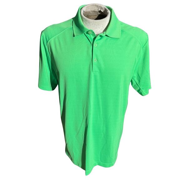 Nike Men’s Golf Tour Performance Dri-Fit Polo Shirt Bright Green Short Sleeve L - Picture 1 of 3